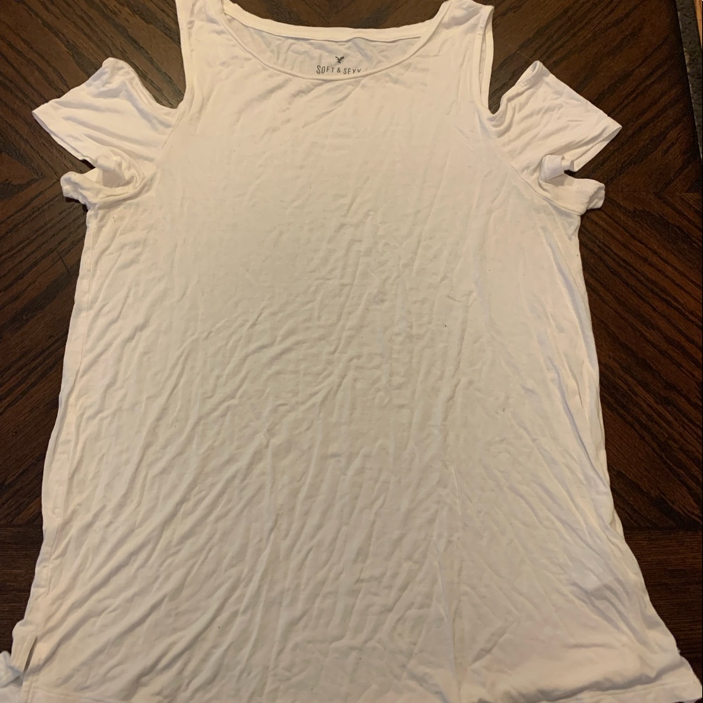 American eagle soft and sexy off the shoulder top